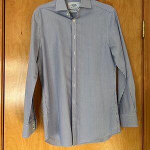 Charles Tyrwhitt Blue Pinstripe Dress Shirt